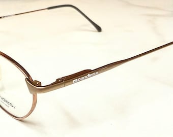 新品未使用のヴィンテージCandie's眼鏡、サイバーブロンズカラー、生産終了モデル