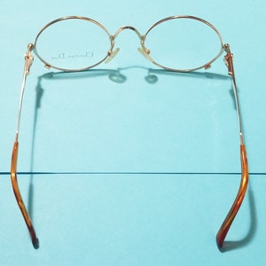 New Vintage Matte Gold Christian Dior Eyeglasses CD2027 Rare/Discontinued Model Made in Austria