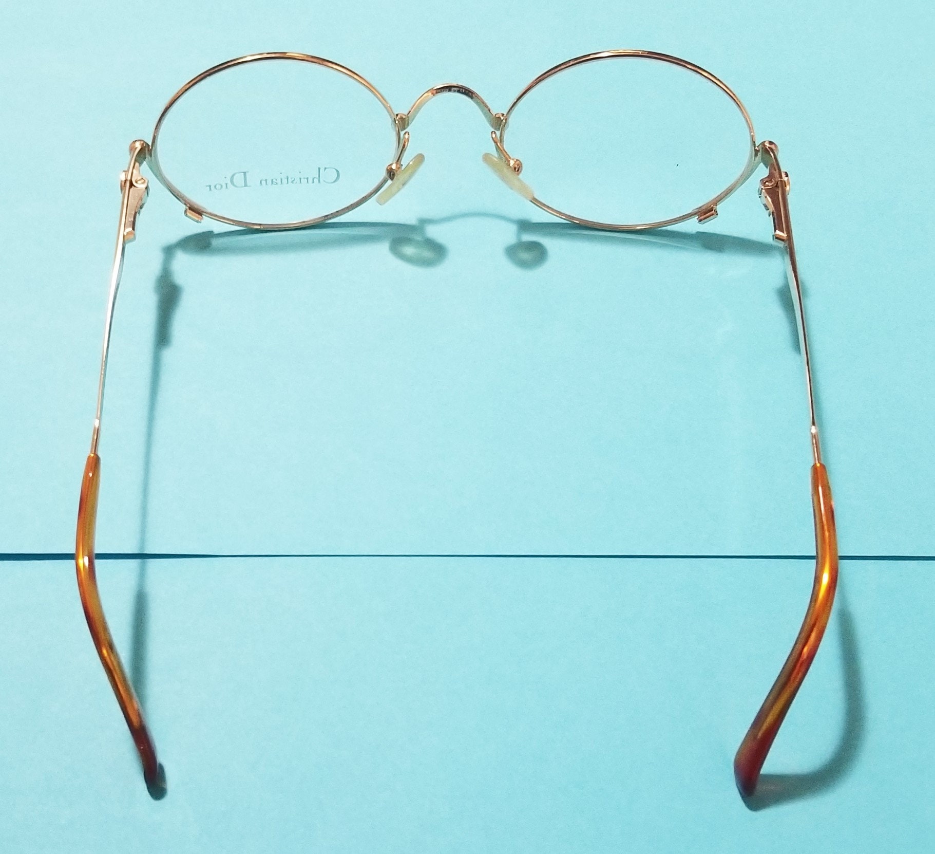 New Vintage Matte Gold Christian Dior Eyeglasses CD2027 Rare  display picture 1