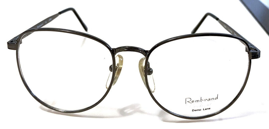 New Large Rembrand Portrait Eyeglasses Gunmetal Frames  display picture 1