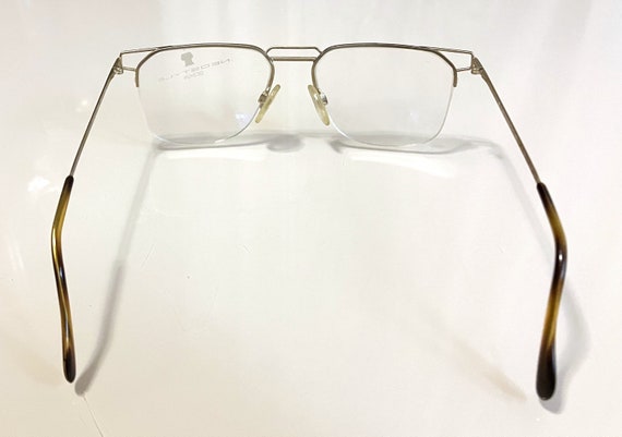 New Large Gold Eccentric Neostyle Eyeglasses ~ Di… - image 3