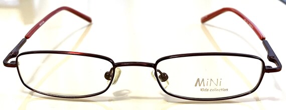 New Electric Purple Mini Eyeglasses Rectangular F… - image 2