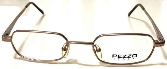 New Brown Pezzo Eyeglasses Rectangular Frames ~ D… - image 4