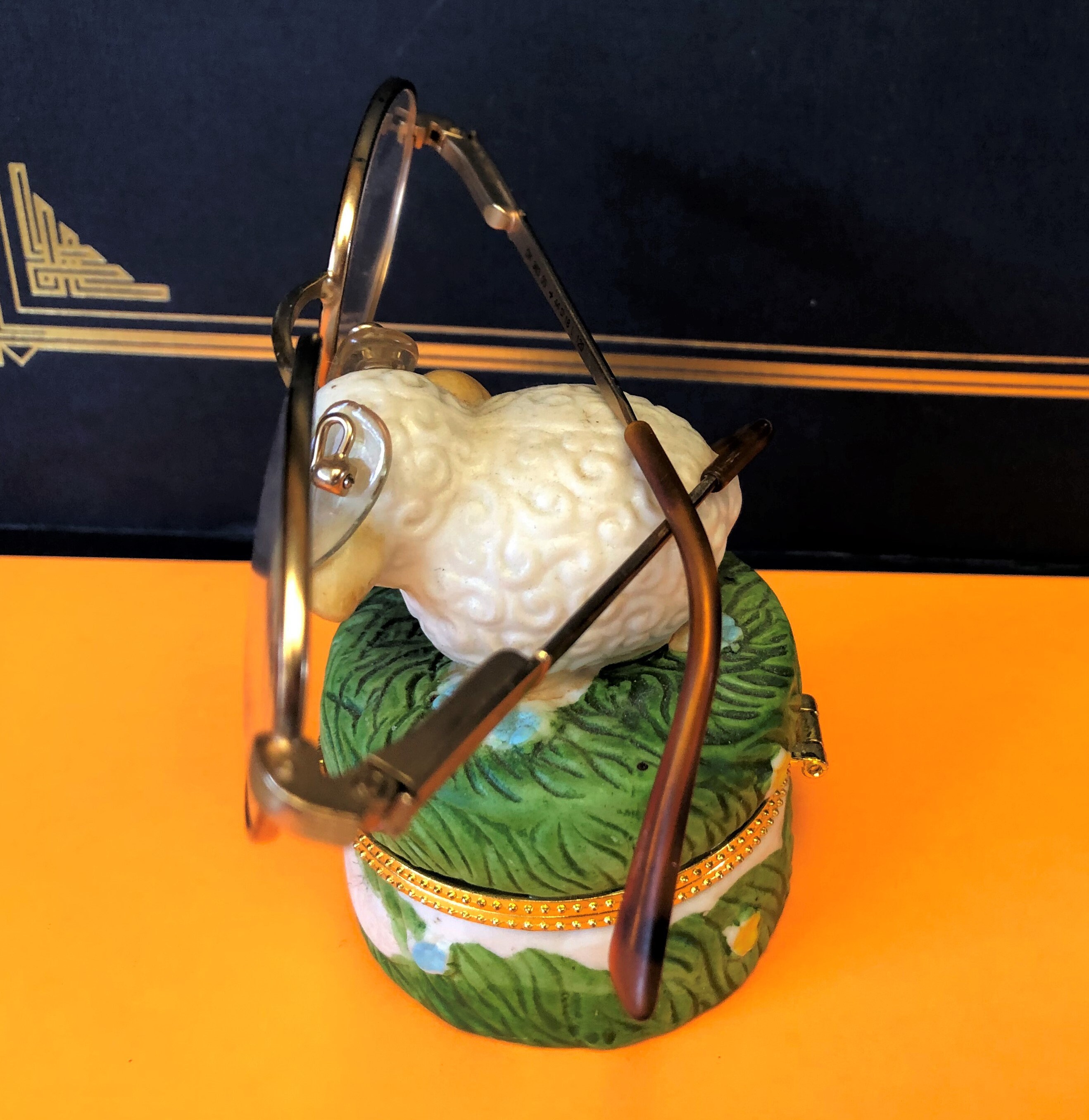 New Small Kids OSH KOSH Eyeglasses Gold Frame W/ Amber/black Fusion Rim ...