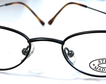 Steve Madden Eyeglasses Frames debonair Blue Midnight 53-17-145 H17585‎ Steve Madden Eyeglasses Frames Debonair Blue Midnight 53-17  main image 4
