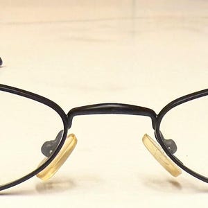 New Old Stock Discontinued Sormani Eyeglasses Matte Black Vintage Slender Frames