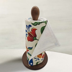 Paperless Kitchen Towels, Reusable paper towels roll with snaps，Zero Waste，Multi-use, Kitchen Clothes, Dish Towels，Colorful flower