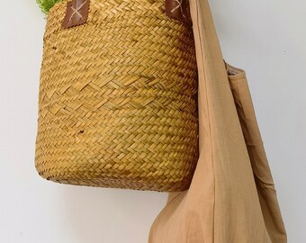 Custom Logo Caramel Colour Tote Bag, Linen Tote Bag, Market