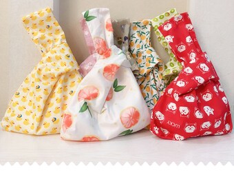 japanese knot bolsa with square bottom