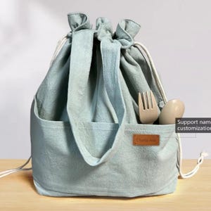 Name Benutzerdefinierte Kühltasche mit Kordelzugverschluss, Reisetasche, Organizer Tasche für Frauen oder Männer Hellgrün