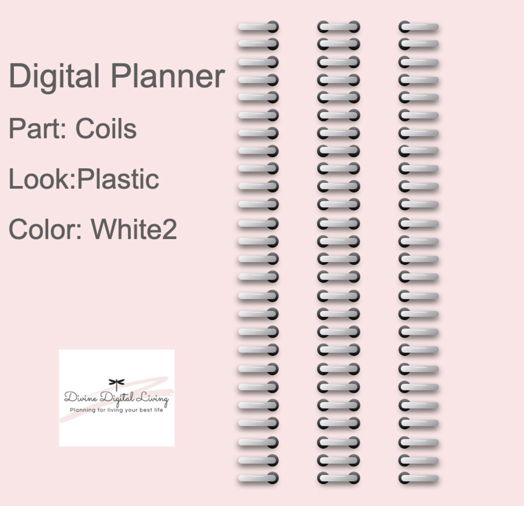Coils for Digital Planners Etsy
