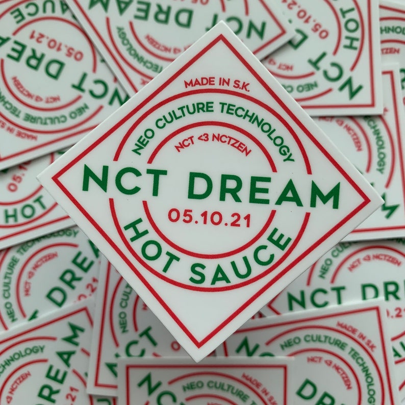 NCT DREAM Hot Sauce Sticker Etsy