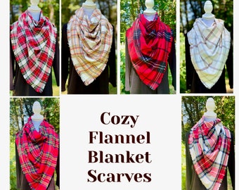 Flannel Blanket Scarves