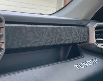 Fit 2022+ Toyota Tundra Above Glovebox Bar 3M Vinyl
