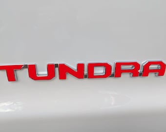 Fits 2022+ Toyota “Tundra” Side Door Emblem (3M) Decal Overlays