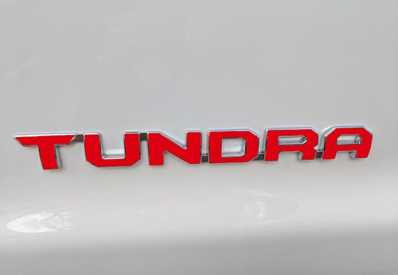 Fits 2022+ Toyota “tundra” Side Door Emblem (3M) Decal Overlays - Etsy