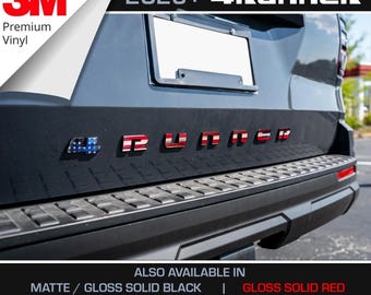 Pour 2025 + superposition d'autocollants en vinyle 3 m avec emblème arrière Toyota 4Runner