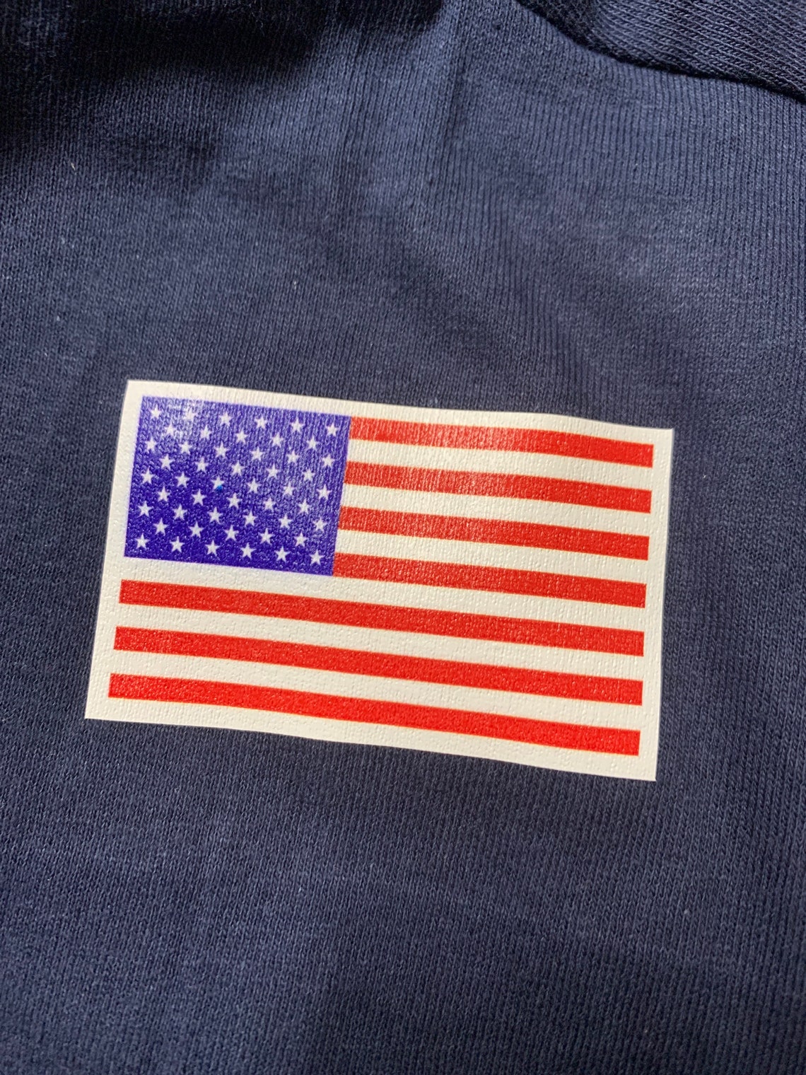 USA Flag Heat Transfer pack of 10 | Etsy