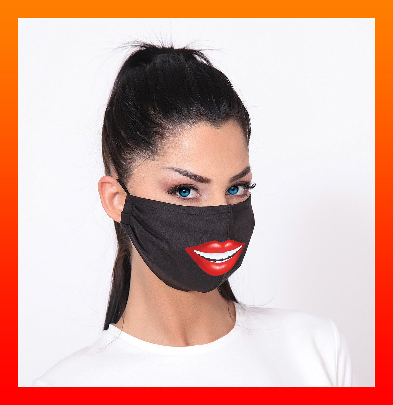 Face Mask Heat Transfer Designs Etsy