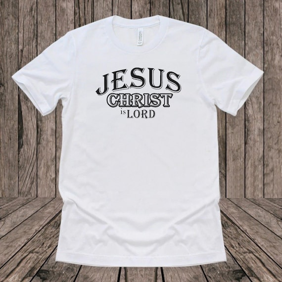 Camisetas cristianas Jesucristo es el Senor camisa inspiradora camisa de versiculo biblico camisa de Jesus camisa de fe camisa religiosa traje