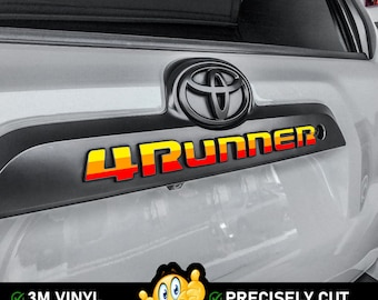 Pour Toyota 4Runner 2010-2024 emblème arrière 3 M superposition de décalcomanie en vinyle