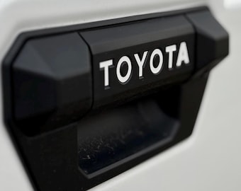 Fits 2024+ Toyota Tacoma Tailgate Handle Letter 3M Vinyl Decals/Stickers