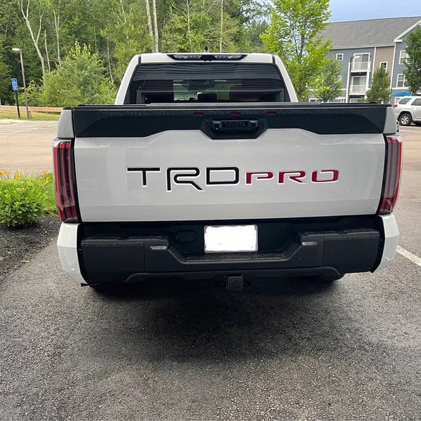 Fits 2022+ Tundra TRD Pro Tailgate 3M Decals