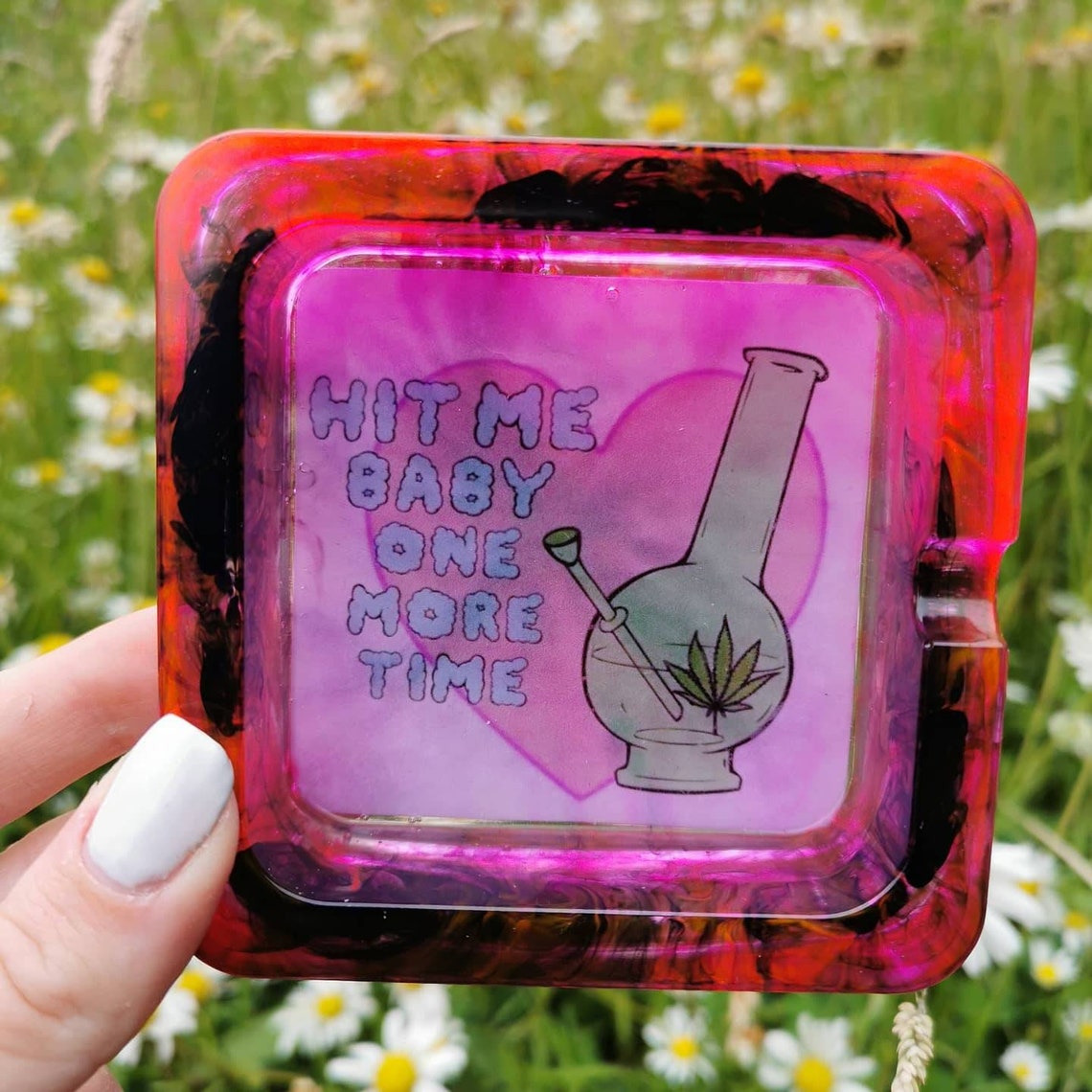 Custom Made Ashtrays Square or Circle Etsy