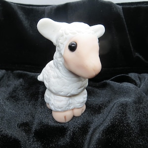 White sheep figurine