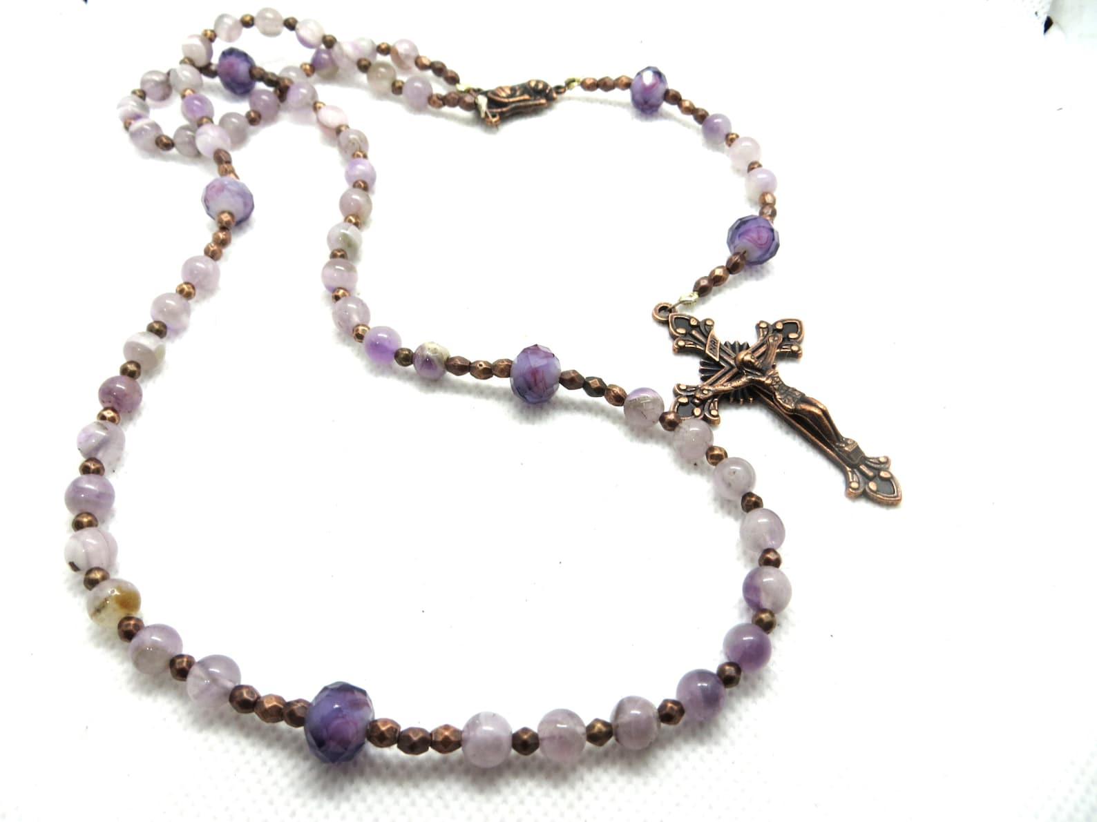 Traditional catholic rosary prayer beads Etsy