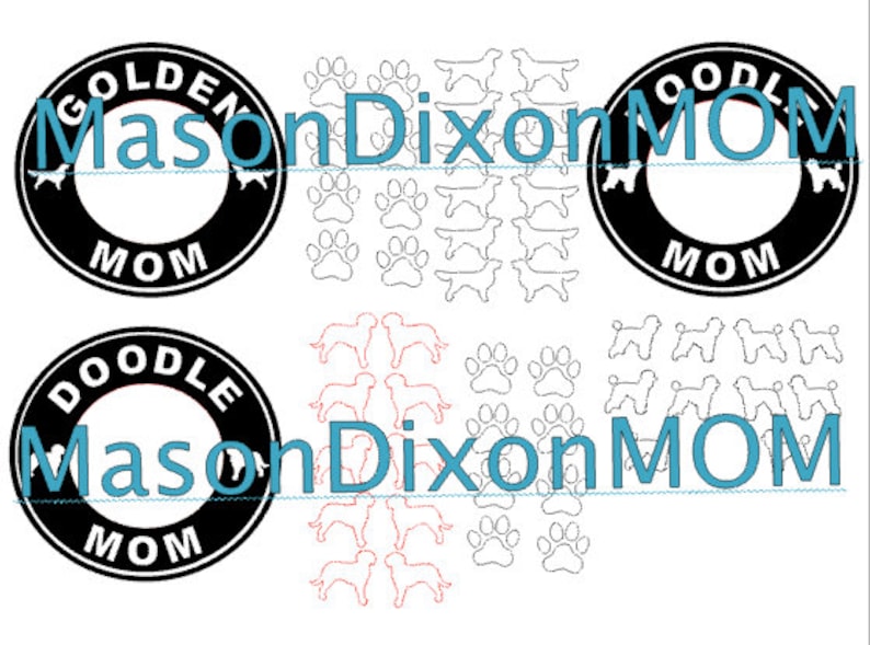 Starbucks Golden Retriever Mom Poodle Mom Doodle Mom SVG ...