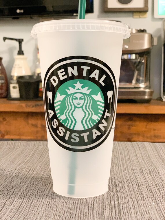 Dental Assistant Cup With Name Inside of Tooth Etsy