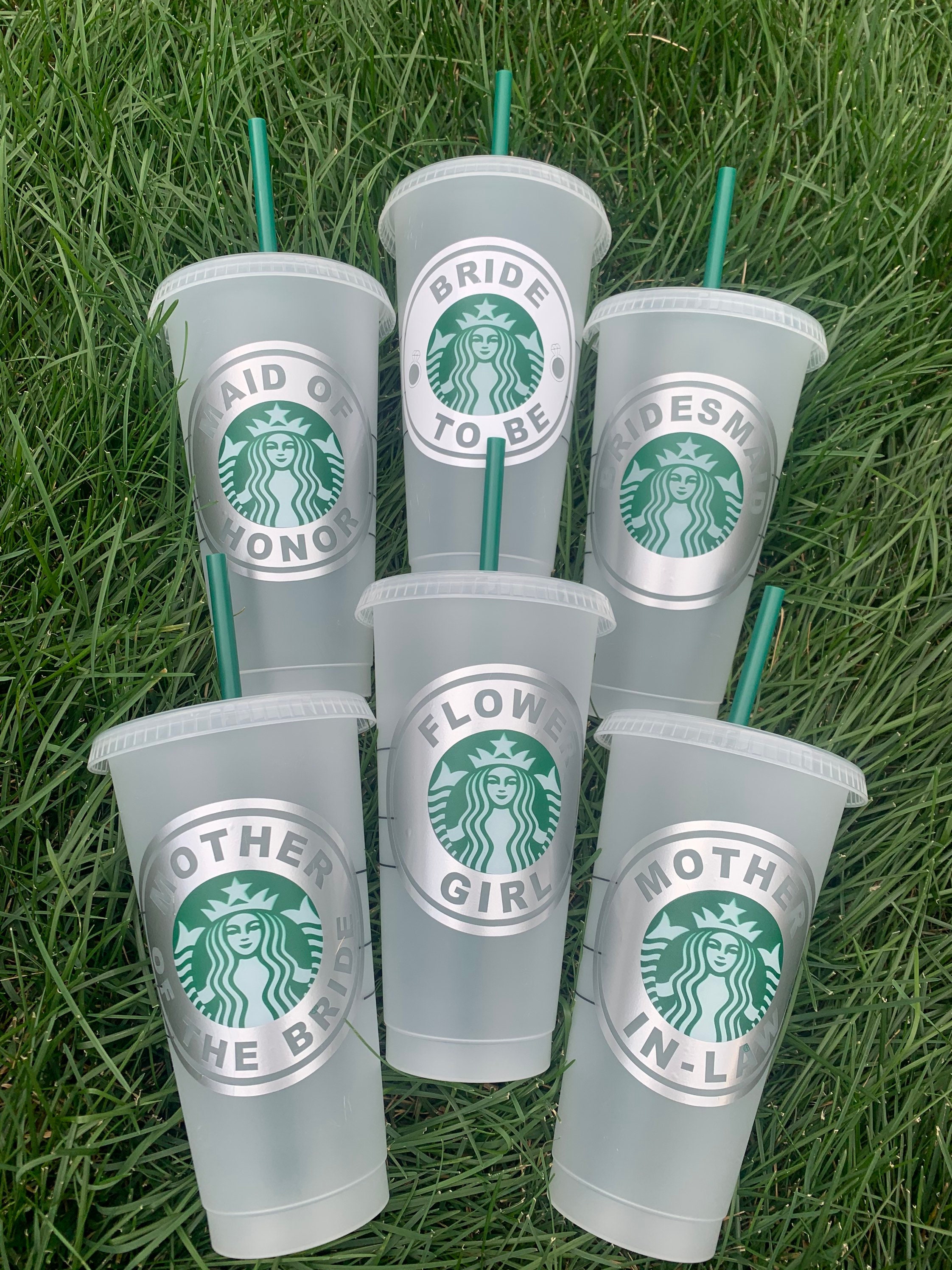Custom Cactus Reusable Starbucks Venti Cold Cup Coated in Epoxy