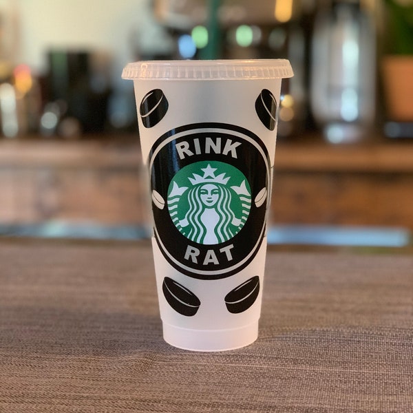 Starbucks Rink Rat |SVG and Silhouette Studio  File for Starbucks Cold Cup Tumbler