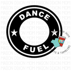 Starbucks Dance Fuel Cold Cup files for Silhouette and Cricut. Instant Download SVG, Studio Files