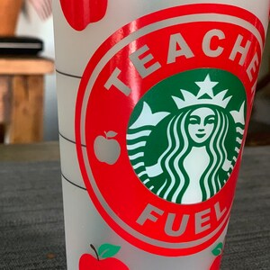 Download Teacher Fuel Starbucks Cold Cup SVG CUT file .studio3 for ...