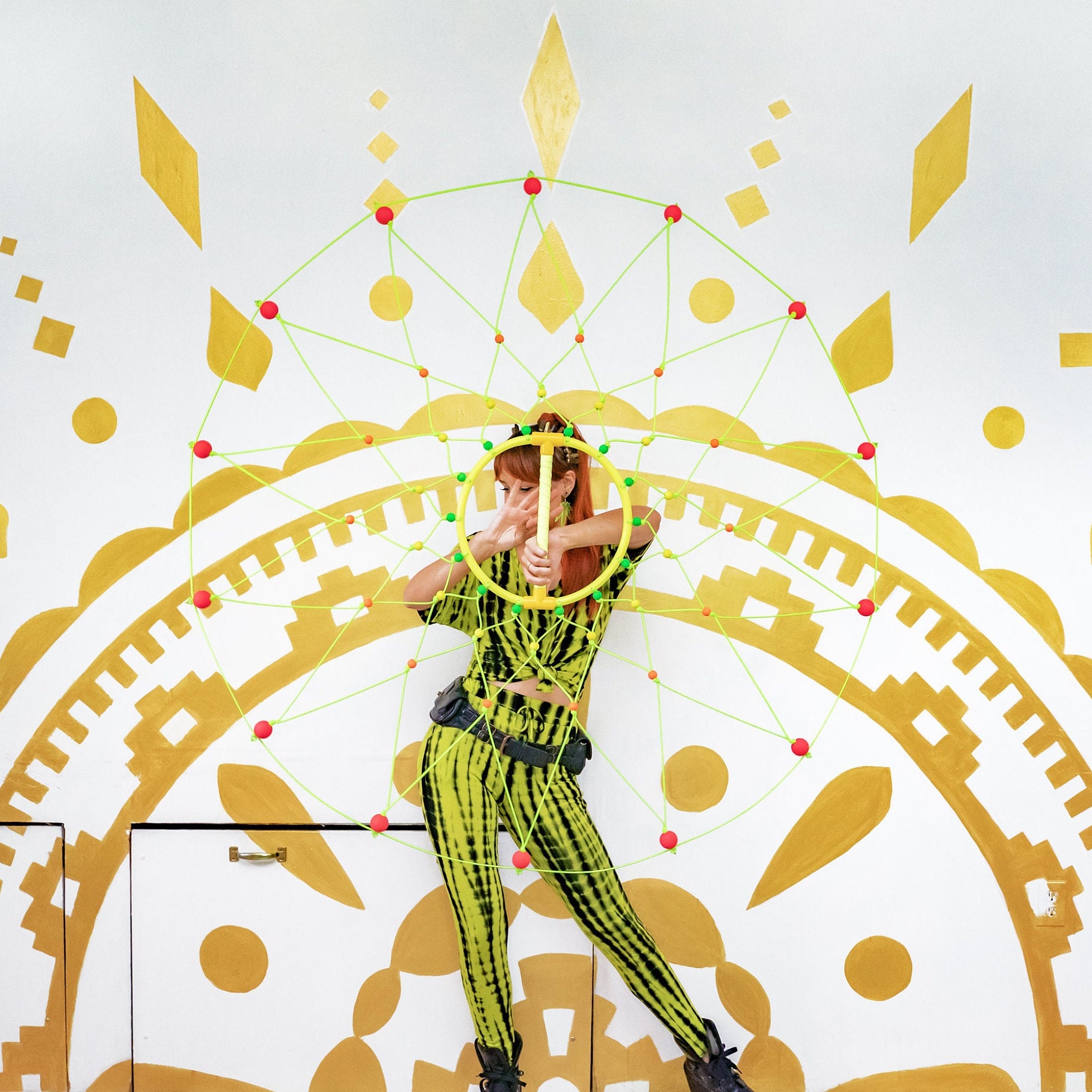 Flow Prop Rave Sun Wheel Flow Prop | Sunwheel Flowtoy | Vadda Chakkar | Gatka Chakkar ...
