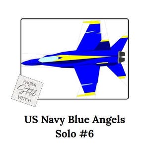 US Navy Blue Angels Solo #6 FPP Pattern