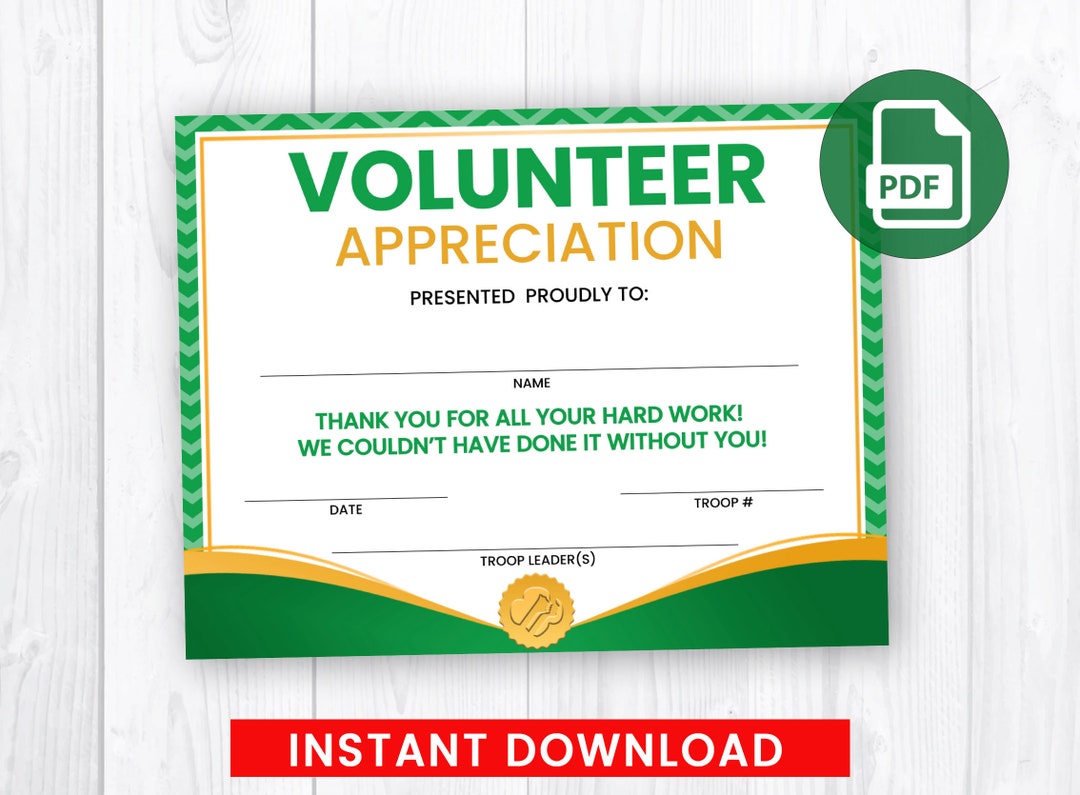 Volunteer Appreciation Certificate Multilevel Award Certificate PDF Volunteer Appreciation Certificate Multilevel Award Certificate PDF
