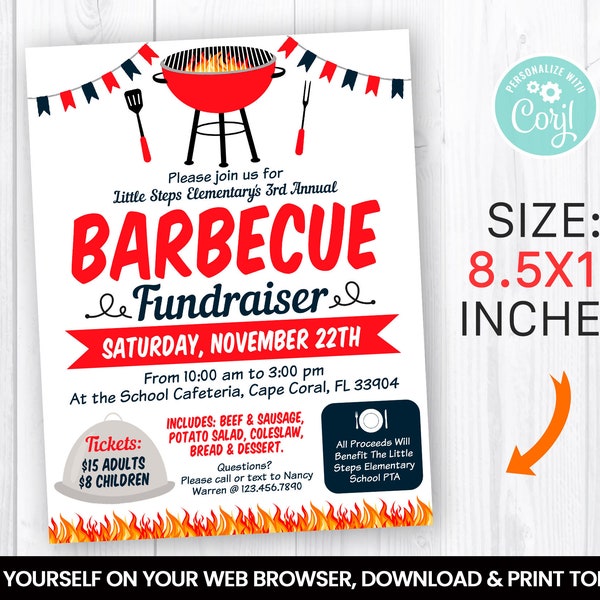 Medical Fundraiser Template - Etsy