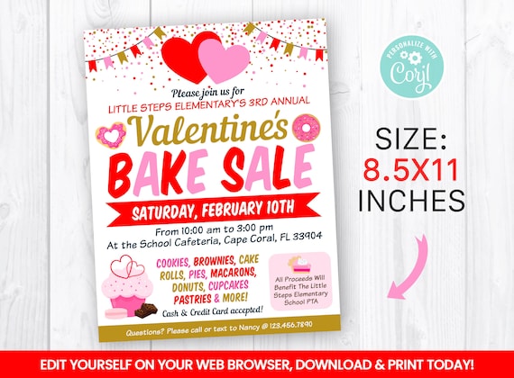Free Valentine Bake Printables