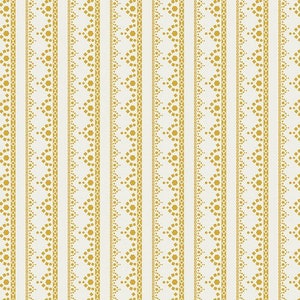 Lace Edge Golden From the Millie Fleur Collection designed by  Bari J for Art Gallery Fabric MFL-11360Cut to size from bolt AGF Gold