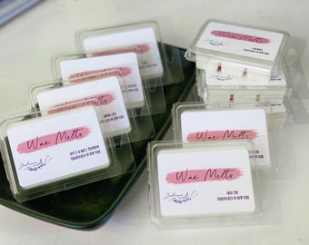 Melts de cera de soja, 6 derriten cera de paquete, Handpoured, Gifts, vela de soja, cera perfumada se derrite, cera se derrite