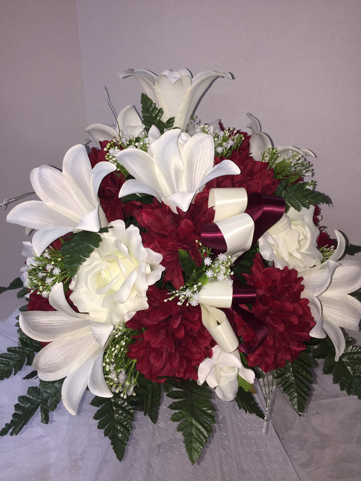 Cemetery cone vase Flower Arrangement Etsy