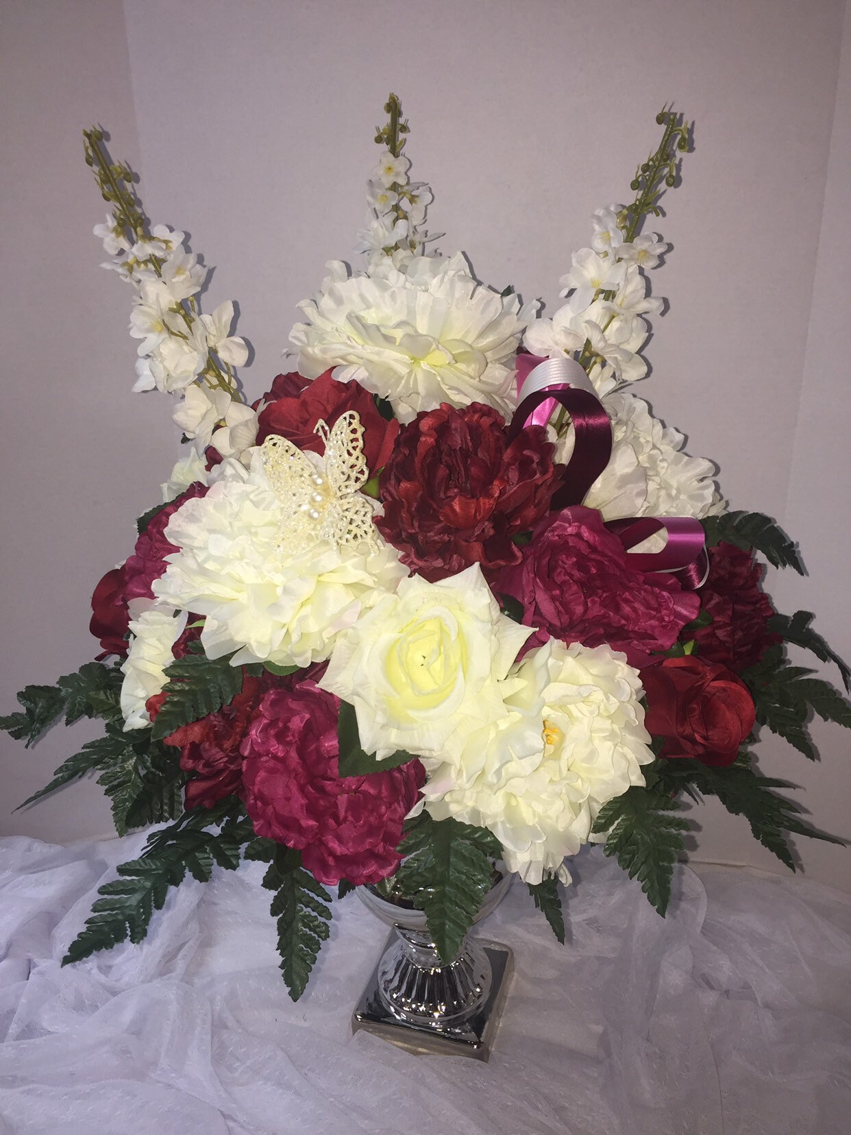 Cemetery Memorial Vase Foam Cone insert Headstone Etsy