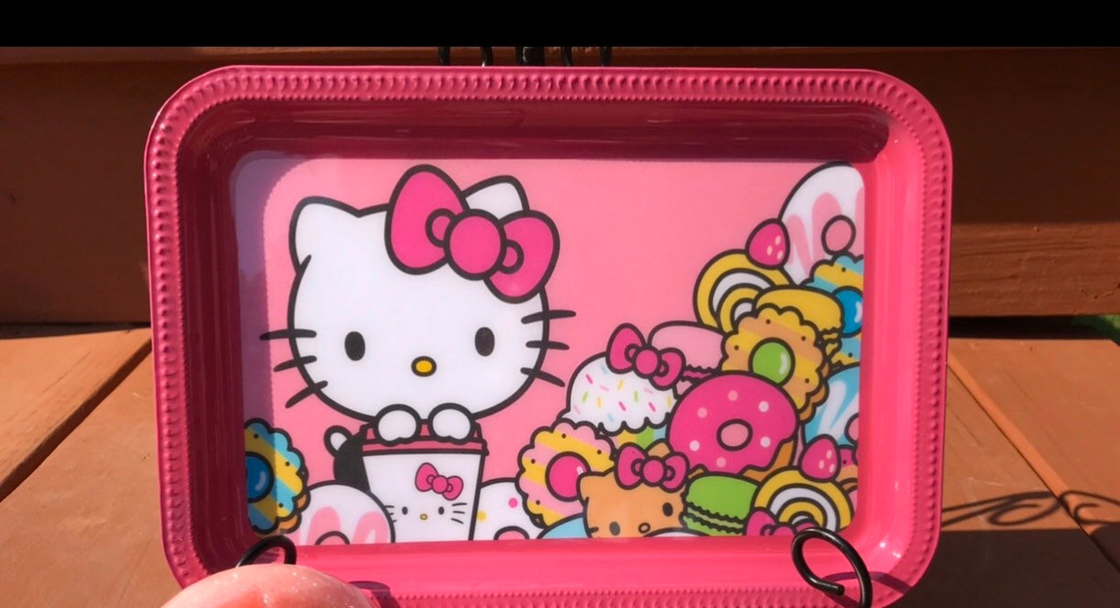 Pink Hello Kitty rolling tray only weed tray canibus Etsy