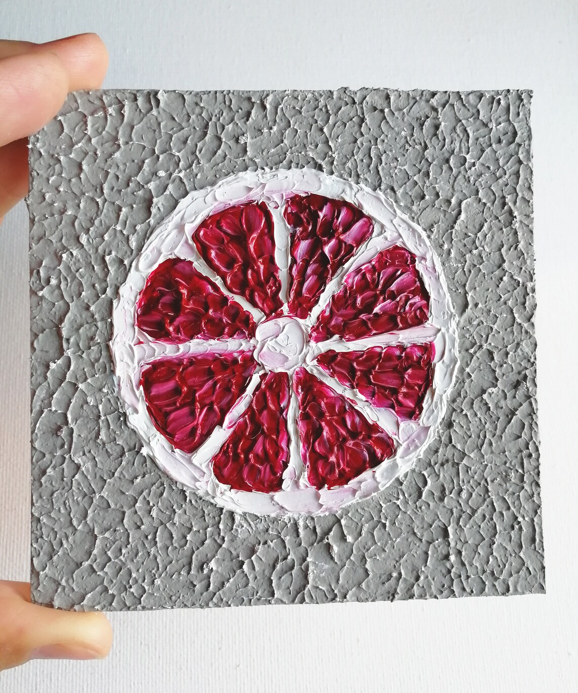 Fruit Painting Orange Original Art Vinous Still Life Painting Etsy