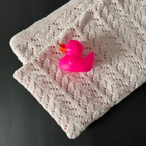 Baby Blanket Knitting Pattern Easy Newborn Beginners knitting pattern in English