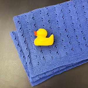 Baby Blanket Knitting Pattern Easy Baby Blanket Pattern Beginner friendly knitting pattern in English