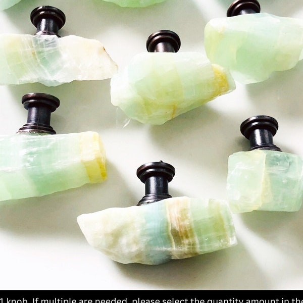 Quartz Crystal Knobs Etsy